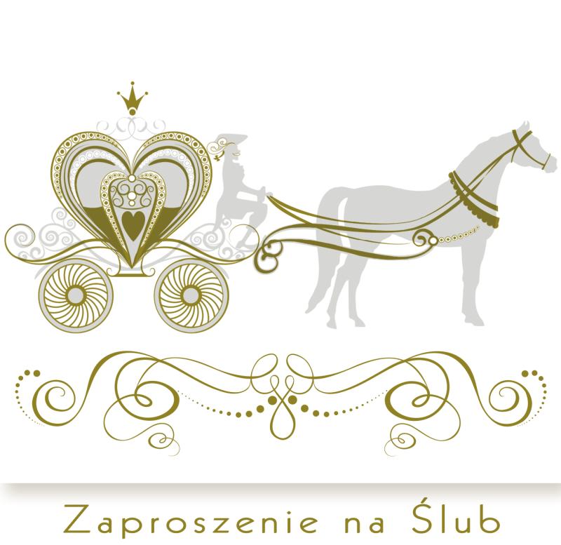 ZAPROSZENIE KWADRAT POLMAK ŚLUB