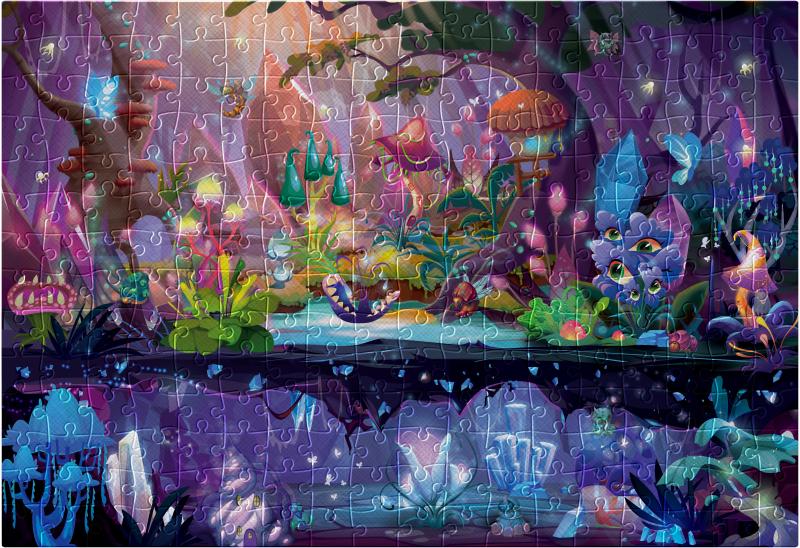 PUZZLE 500 METALLIC FANTASY MAGIC FOREST