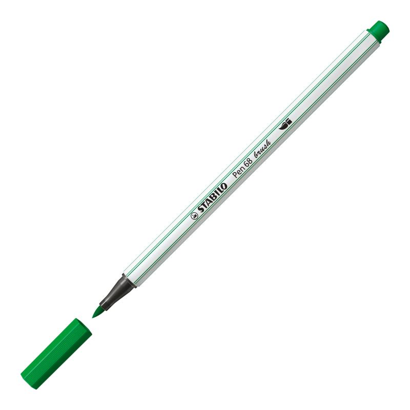 PISAKI STABILO 68 BRUSH ZIELONY