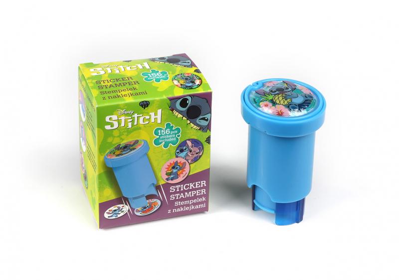 STEMPEL Z NAKLEJKAMI - MIX 2 WZORÓW, DISNEY STICH