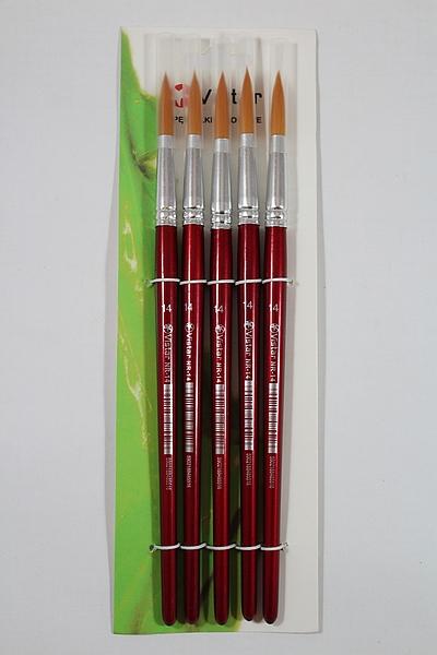 PĘDZELKI NYLONOWE 5 SZT/ NR-14