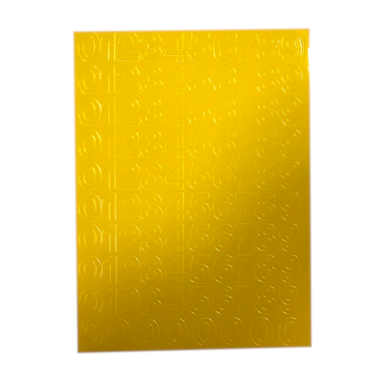 CYFRY SAMOP.10 CM ŻÓŁTE