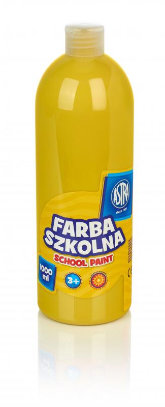 FARBA SZKOLNA ASTRA 1000ML ŻÓŁTA