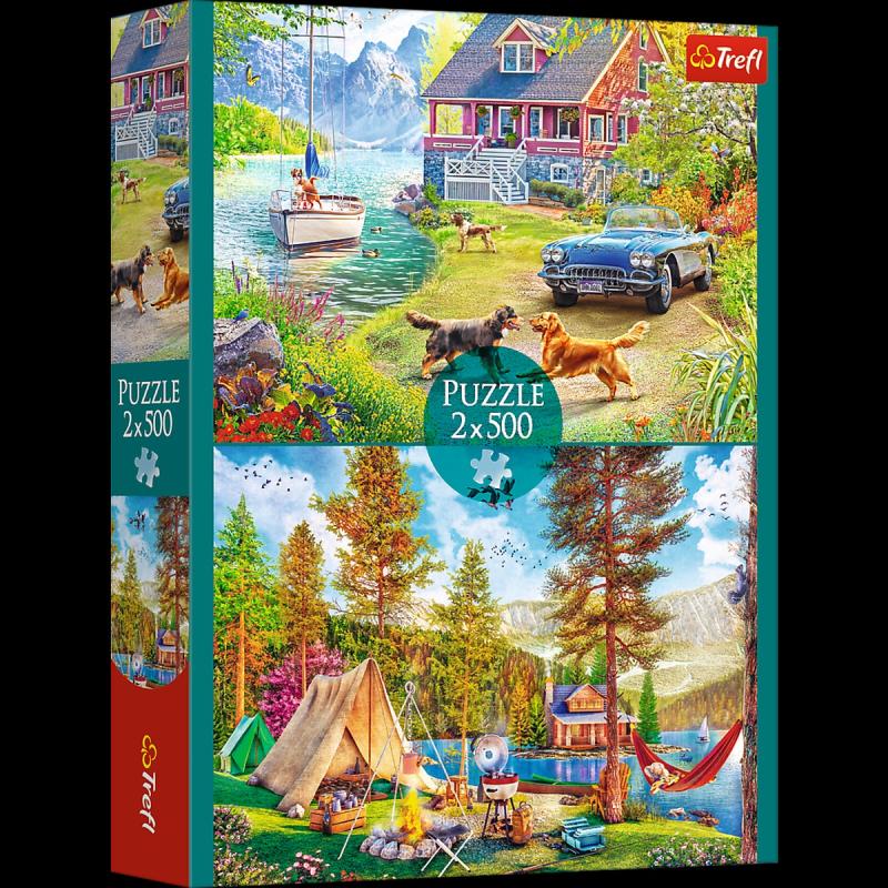 PUZZLE 2X500 TREFL LETNI RELAKS