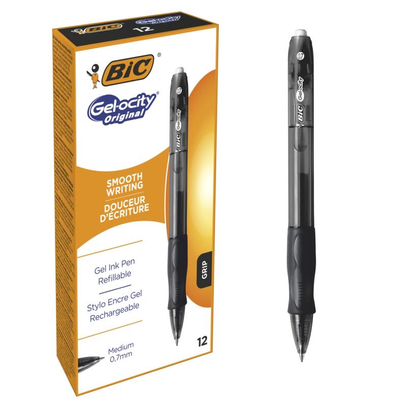 DŁUGOPIS BIC GELOCITY GEL CLIC CZARNY A12