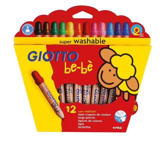 KREDKI 12 GRUBE BEBE GIOTTO (477700)