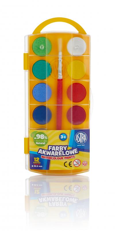 FARBY AKWARELOWE 12 ASTRA FI 23,5 302123001