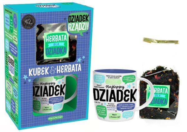 ZESTAW KUBEK+HERBATA DZIADEK RZĄDZI DiB