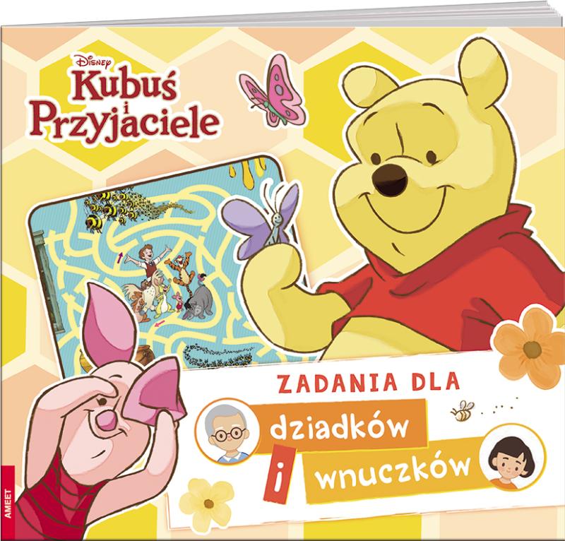 KSIĄŻECZKA DISNEY KUBUŚ I PRZYJACIELE ZADANIA DLA DZIADKÓW I WNUCZKÓW