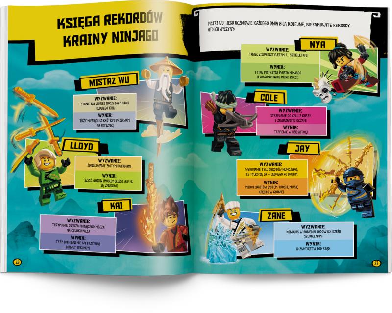 KSIĄŻECZKA LEGO NINJAGO.RUSZAJ DO AKCJI!