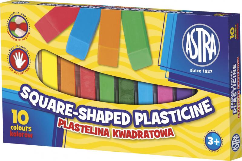 PLASTELINA 10 ASTRA KWADRATOWA