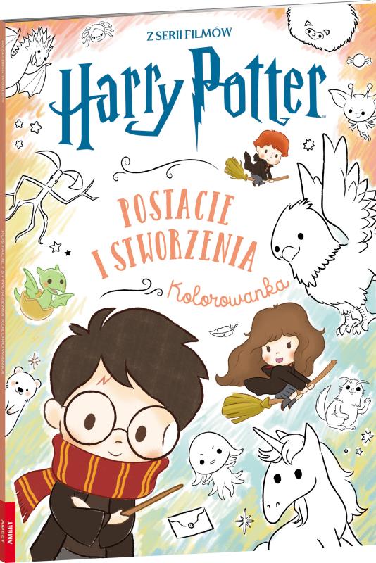 KSIĄŻECZKA WIZARDING WORLD. POSTACIE I STWORZENIA. KOLOROWANKA