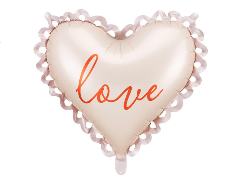BALON FOLIOWY SERCE 91X85CM MIX