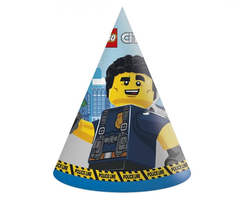 CZAPECZKI PAP.LEGO CITY A'6