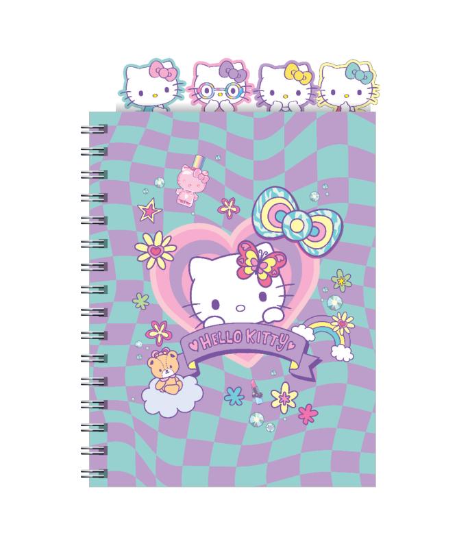 KOŁOBRULION A5 /100# HELLO KITTY - K/Z GŁÓWKAMI WZÓR 2 - PINK