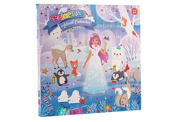 KALENDARZ ADWENTOWY KIDS PASTEL #ŚWIĘTA COLORINO