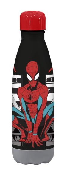 BUTELKA NA WODĘ , SOFT TOUCH, MATERIAŁ: STAL NIERDZEWNA, 500 ML (4X6) SPIDERMAN