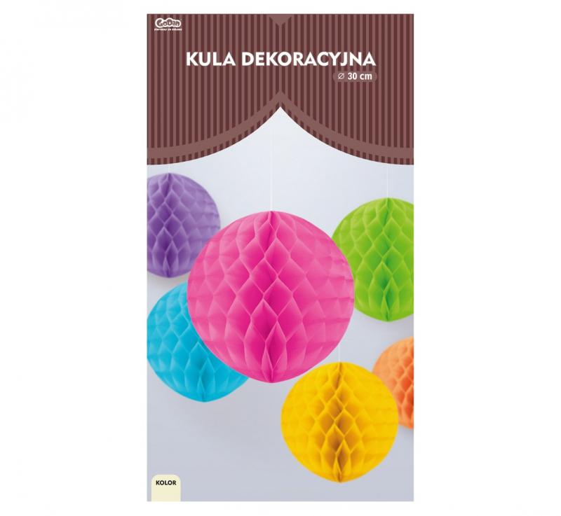 KULA DEKORACYJNA ECRU 30 CM