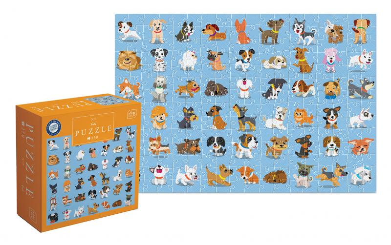 PUZZLE 250 KIDS 7 DOGS