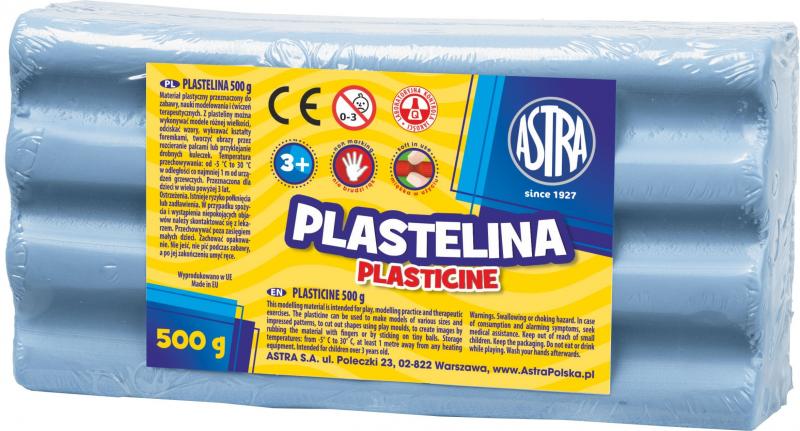 PLASTELINA 500G ASTRA JASNONIEBIESKA