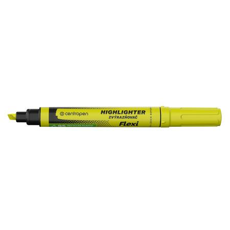 ZAKREŚLACZ CENTROPEN HIGHLIGHTER FLEXI 8542 ŻÓŁTY