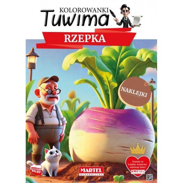 KSIĄŻECZKA KOLOROWANKI TUWIMA RZEPKA Z NAKLEJKAMI