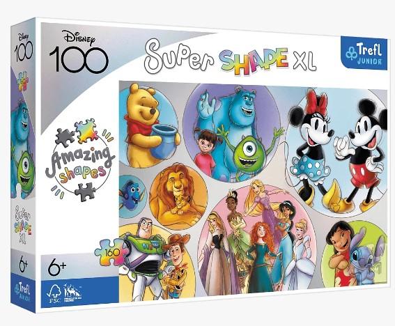 PUZZLE 160 XL TREFL KOLOROWY ŚWIAT DISNEY