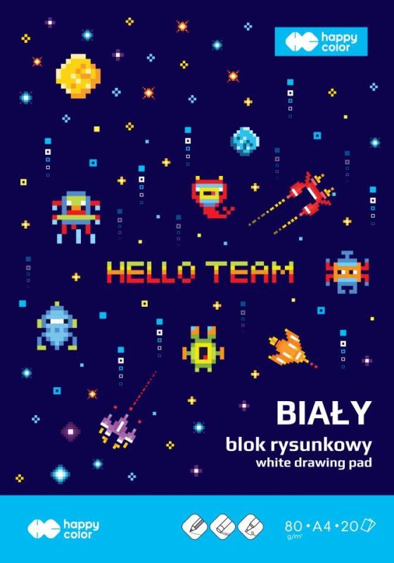 BLOK RYSUNKOWY A4/20 BIAŁY 80G PIXI PLANET GDD