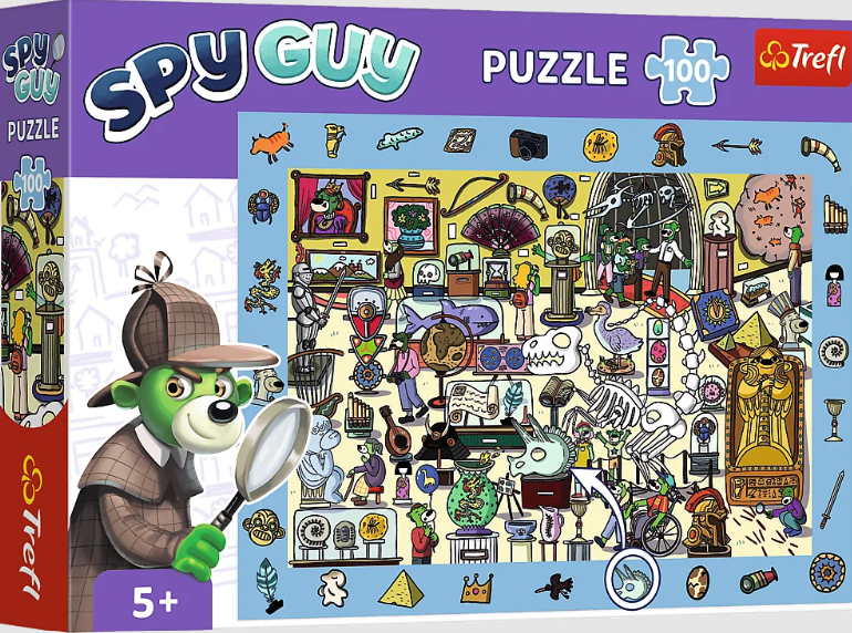 PUZZLE 100 TREFL OBSERWACYJNE.SPY GUY - MUZEUM RODZINA TREFLIKÓW