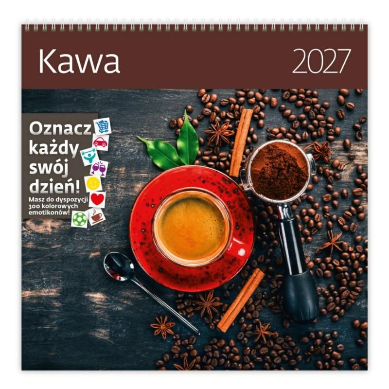 KALENDARZ 30X30 KAWA 2027
