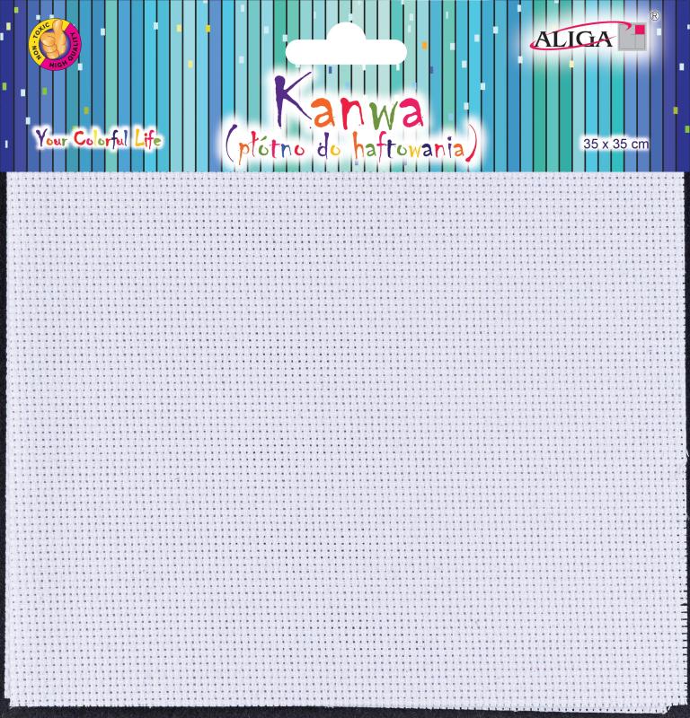 KANWA PŁÓTNO DO HAFTOWANIA KAN-0918 35X35CM OCZKA 0,3X0,3MM