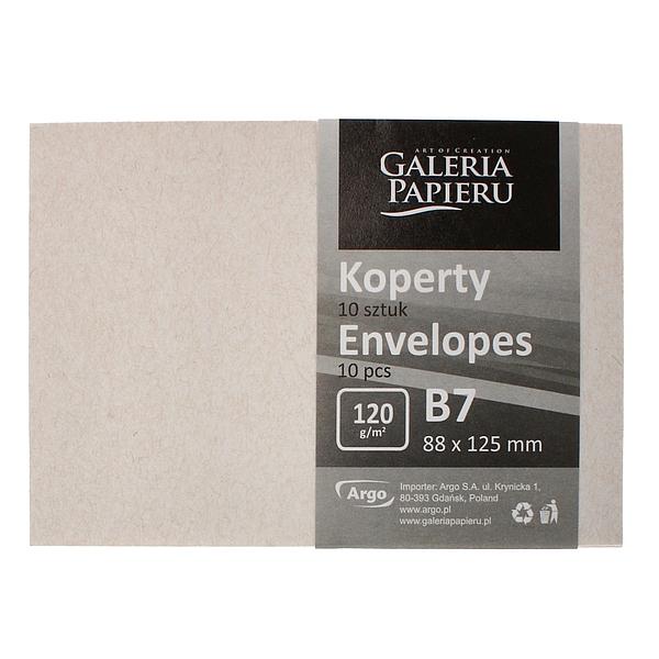 KOPERTA B7 NATURE JASNOBEŻOWY 10SZT 120G