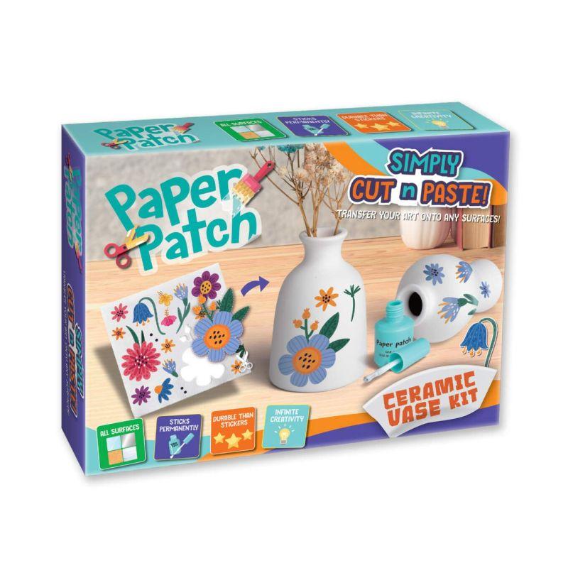 ZESTAW KREATYWNY DO DECOUPAGE PAPER PATCH CERAMICZNY WAZON STRIGO