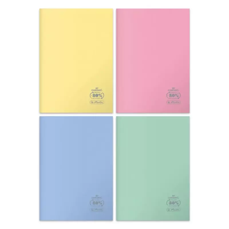 ZESZYT A4/60 # HERLITZ ECO PP PASTEL COLORS FSC