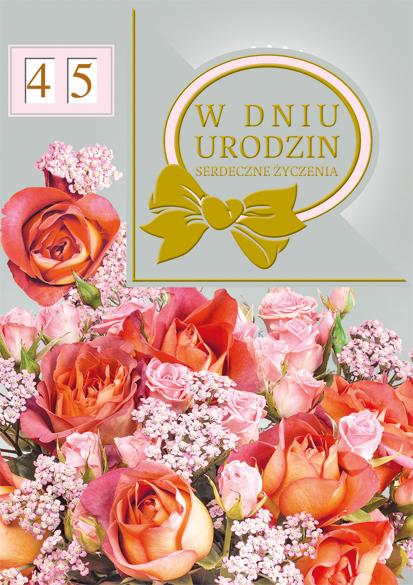 LAURKA B6W POLMAK WYCINANA URODZINY PRZESUWANE