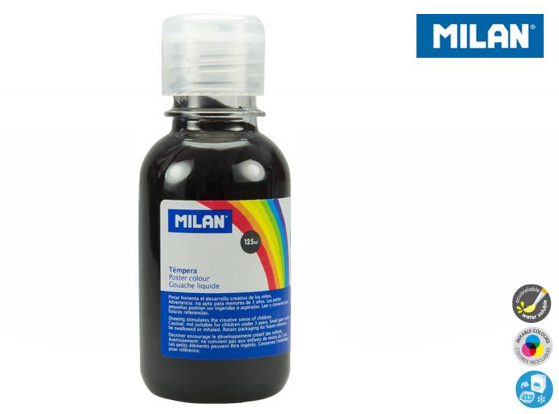 FARBY TEMPERY MILAN 125ML CZARNA