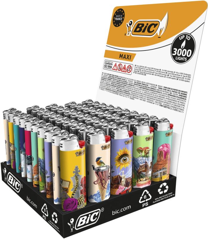 ZAPALNICZKA BIC J26 SLV SURREA A50