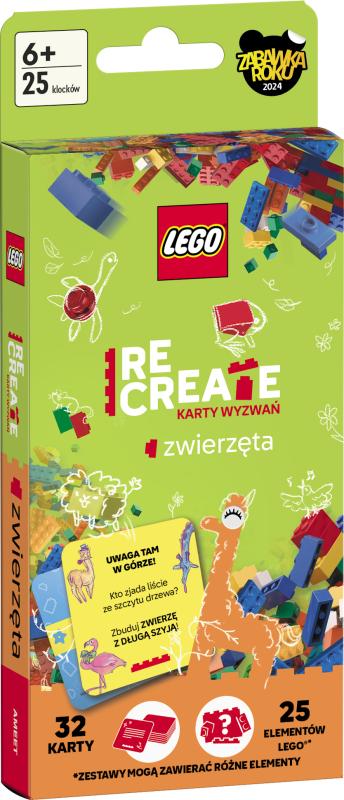 LEGO RECREATE. KARTY WYZWAŃ: ZWIERZĘTA