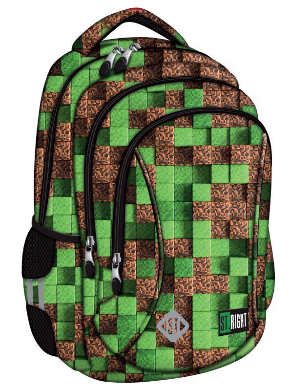 PLECAK 3-KOMOROWY STRIGHT PIXEL CUBES BP-26