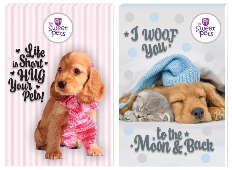 NOTES A7/30 Z PODDRUKIEM THE SWEET PETS