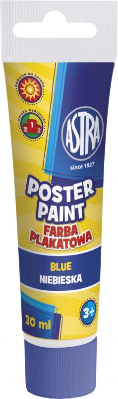 FARBA PLAKATOWA ASTRA TUBA 30ML NIEBIESKA