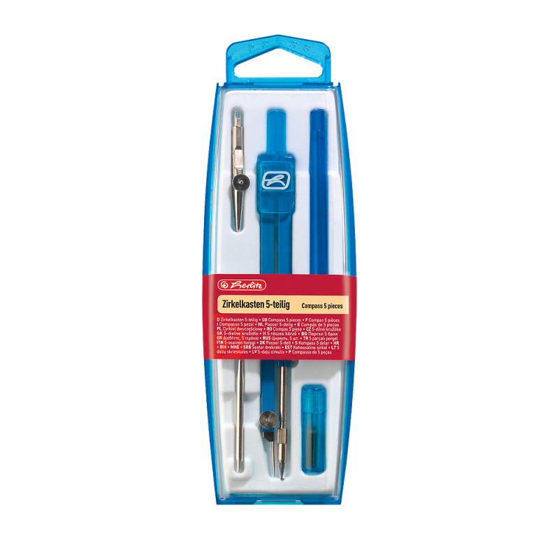 CYRKIEL SZKOLNY HERLITZ ZEST. 5-CZ. MIX KOLOR