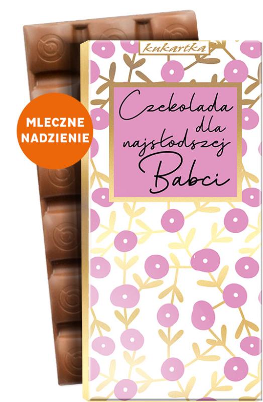 CZEKOLADY 100G KUKARTKA BABCIA I DZIADEK DiB