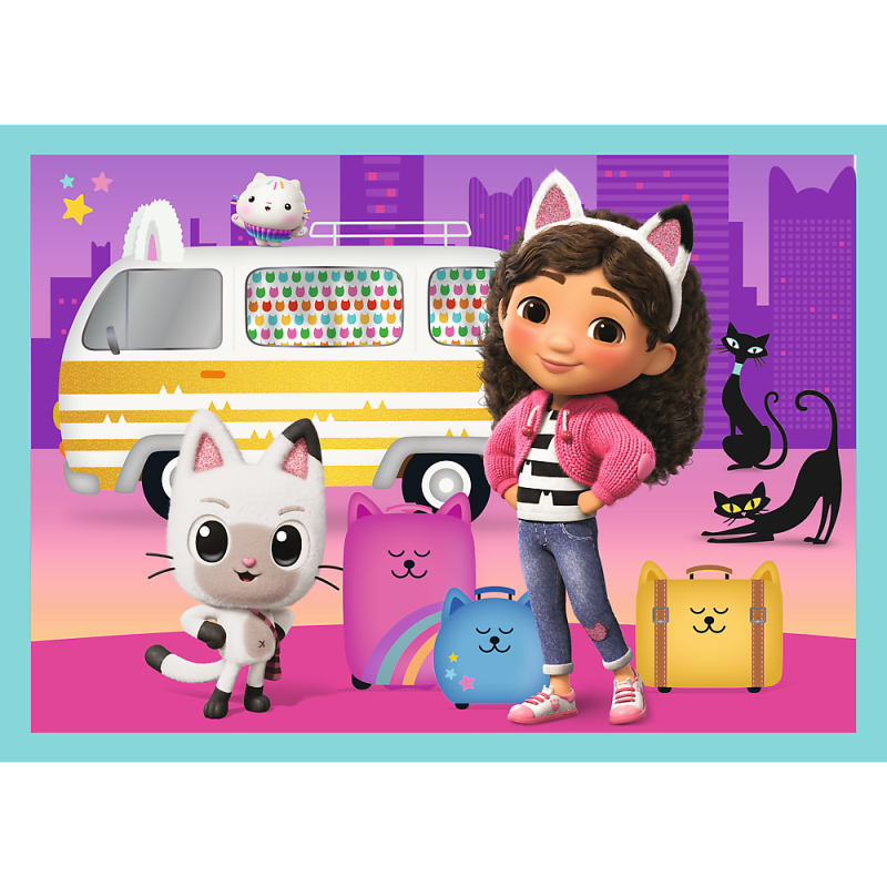 PUZZLE 4W1 TREFL GABBYS GREAT ADVENTURE