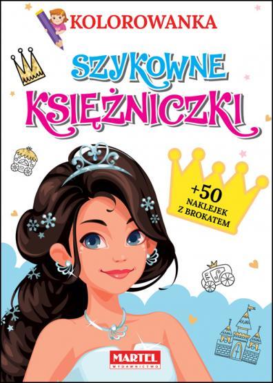 KSIĄŻECZKA KOLOROWANKA SZYKOWNE KSIĘŻNICZKI Z NAKLEJKAMI