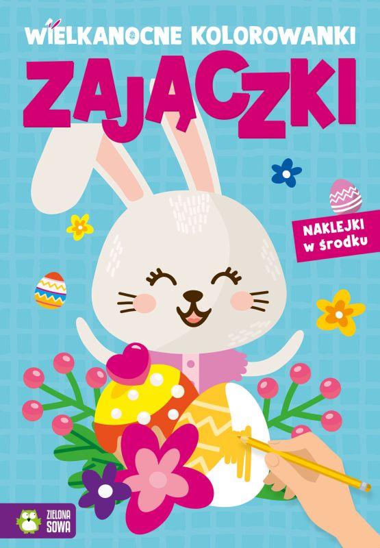 KSIĄŻECZKA WIELKANOCNE KOLOROWANKI NW. ZAJĄCZKI