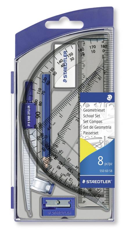 ZESTAW GEOMETRYCZNY ST Z CYRKLEM