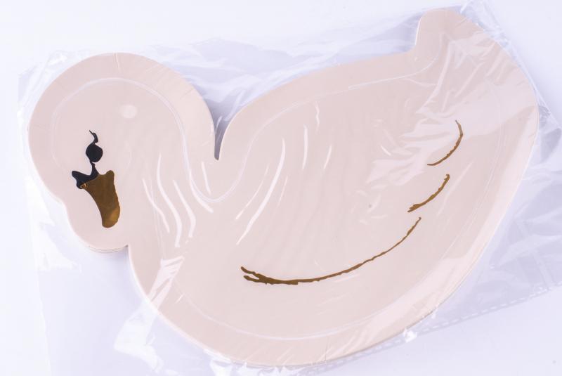 TALERZYKI PAP.LOVELY SWAN-ŁABĘDŹ
