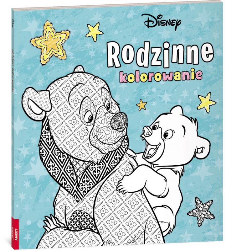 KSIĄŻECZKA DISNEY CLASSIC RODZINNE KOLOROWANIE