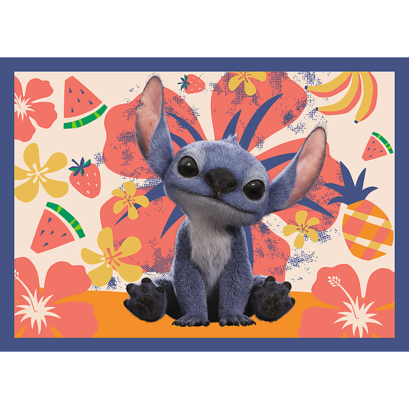 PUZZLE 4W1 TREFL WAKACJE NA HAWAJACH STITCH